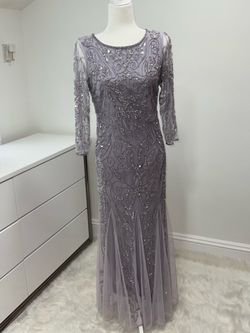 Lavender Beaded Evening Gown – Worn Once