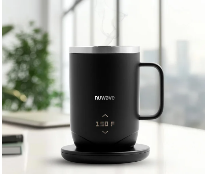 Nuwave Hot Brew Temperature Control Mug With Brewing System. Brand New
