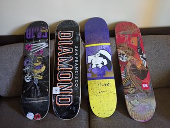 Skateboard decks (4)