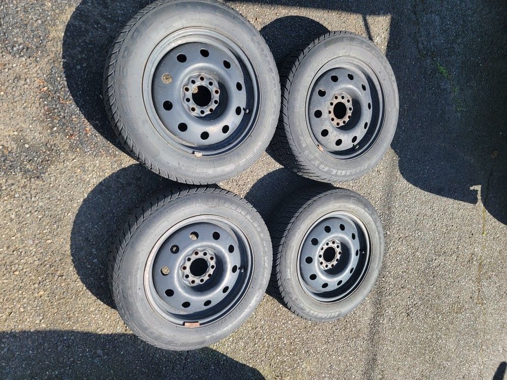 185/65/15 Inch 5x114.3 Steel Wheels for Sale in Lacey, WA - OfferUp
