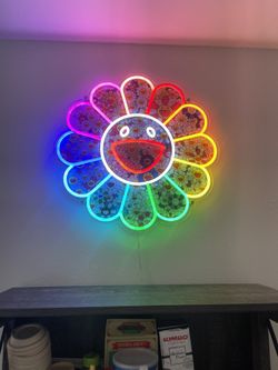 Takashi Murakami Neon Sign With Controller Complexcon Supreme Nike CPFM Travis Scott Hellstar