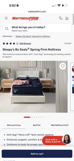 By Sealy® Spring Firm Mattress King Outlet