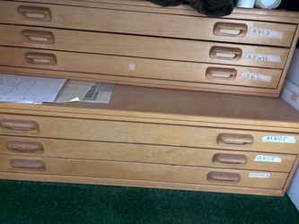 Wood Flat Files
