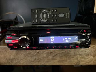 Sony car stereo push select remote