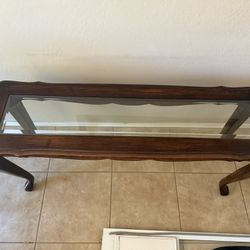 Glass Top End Table Set