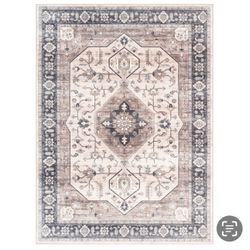 8/10 Machine Washable Soft Rug 