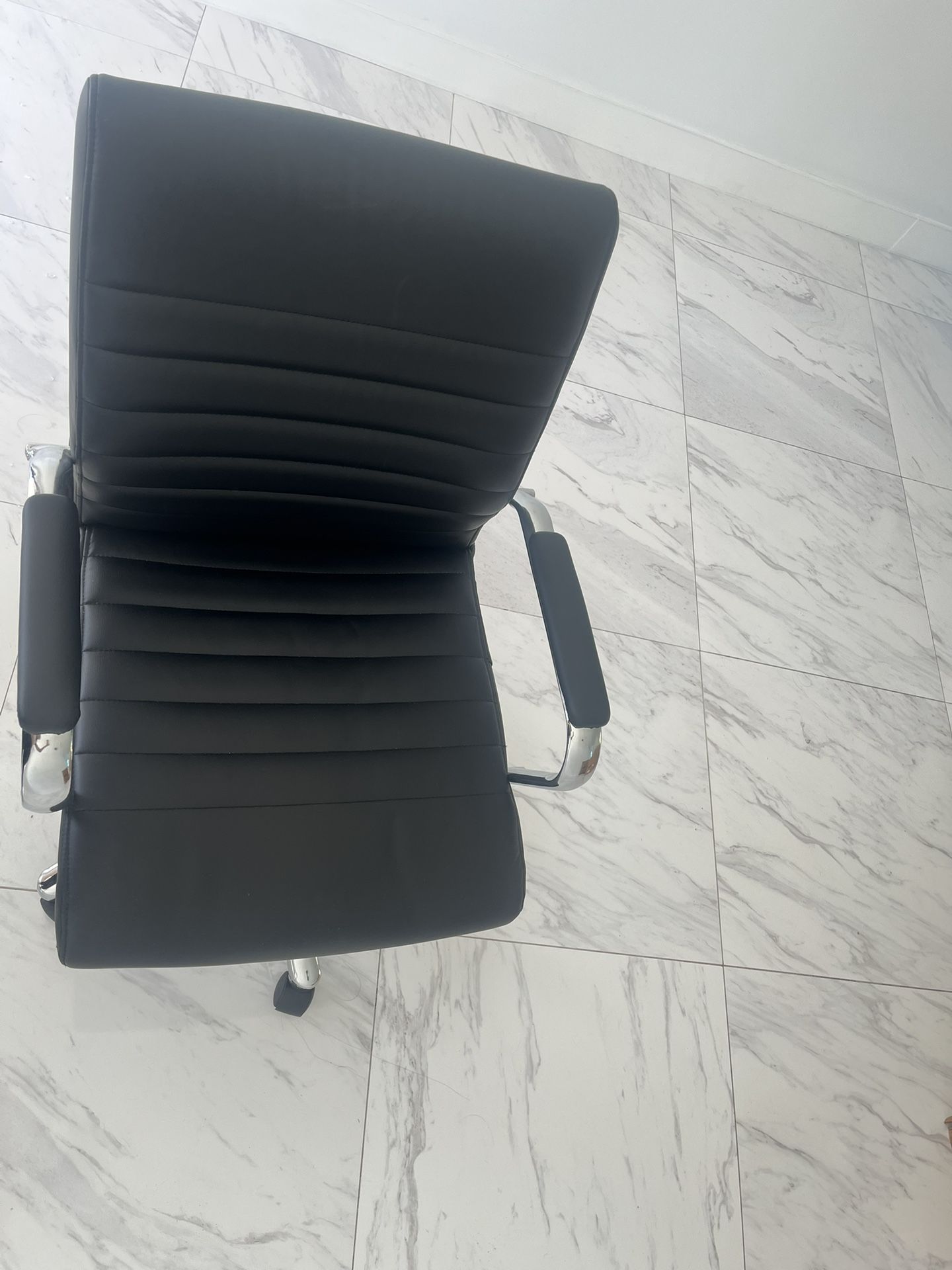 black office chair