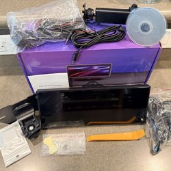 Portable 11.26" CarPlay/Android Auto Screen – 4K Dash Cam + 1080P Backup Camera