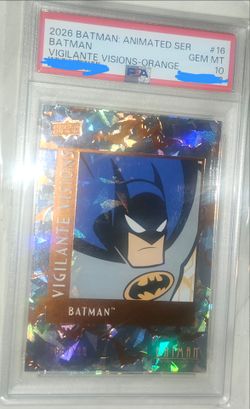 2026 Batman: Animated Series Batman Vigilante Visions orange. PSA 10