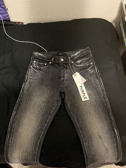 Purple jeans