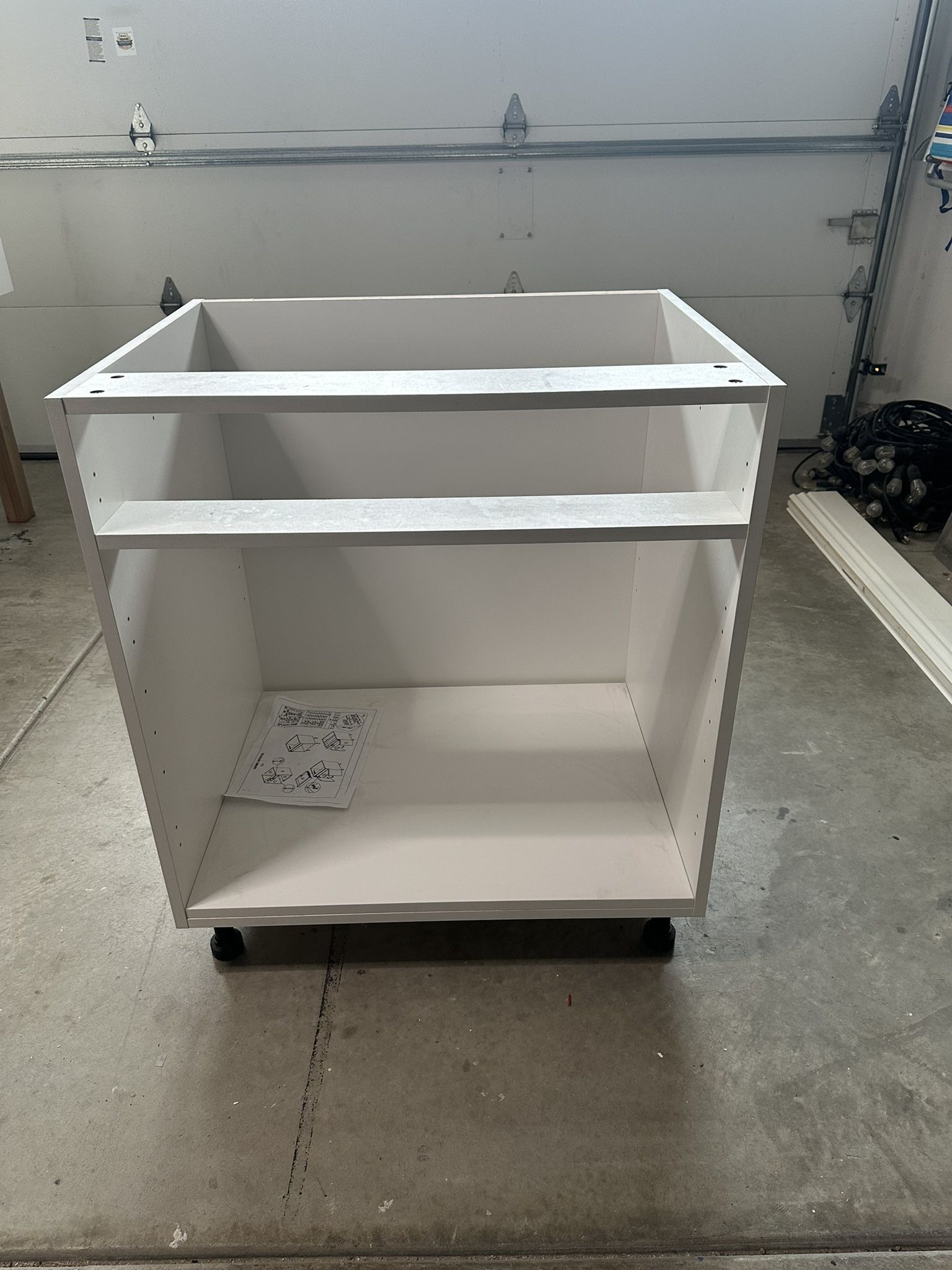 Brand New base Cabinet- European White Finish