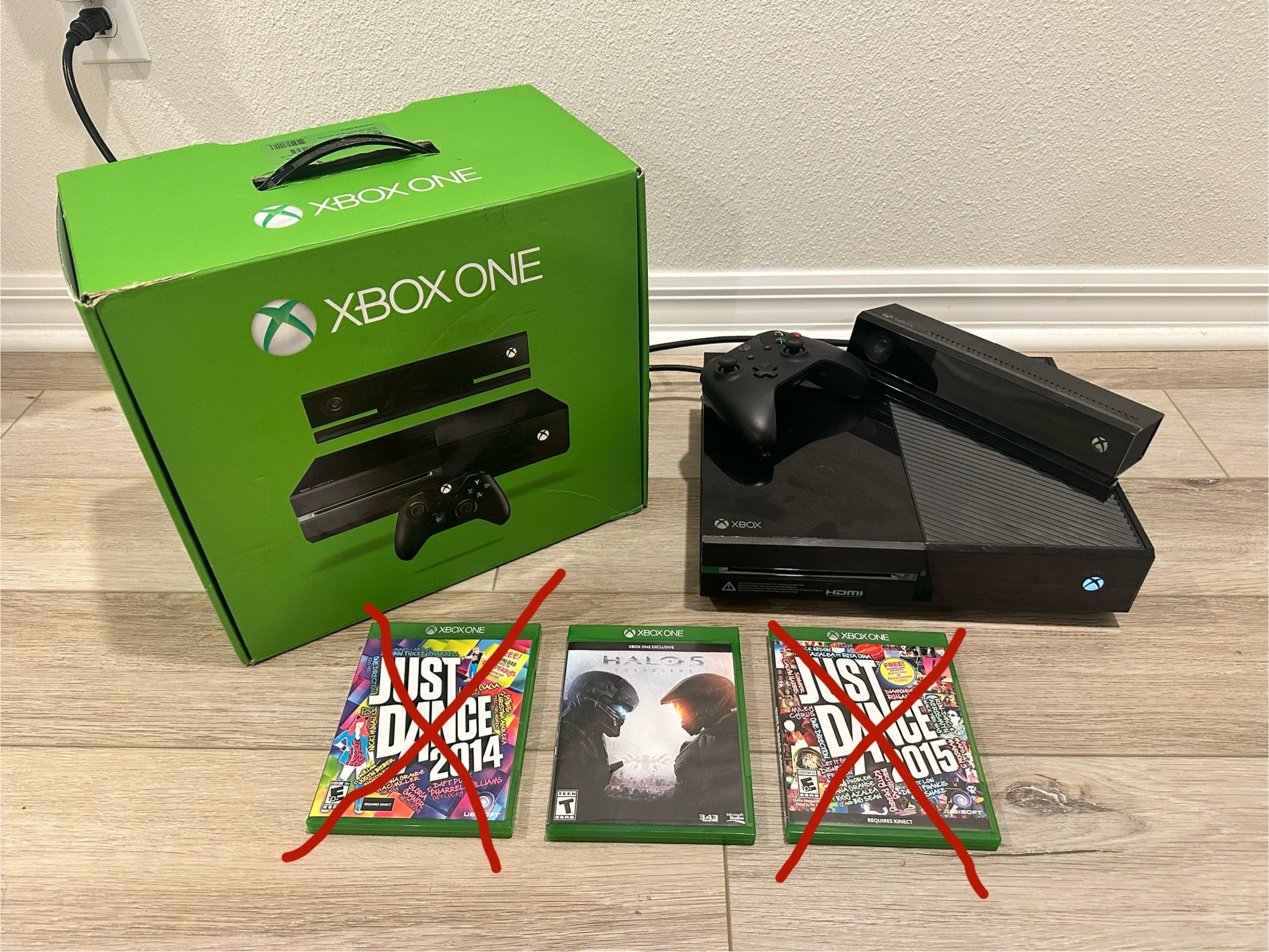 Microsoft Xbox One (Black) 500GB With Games