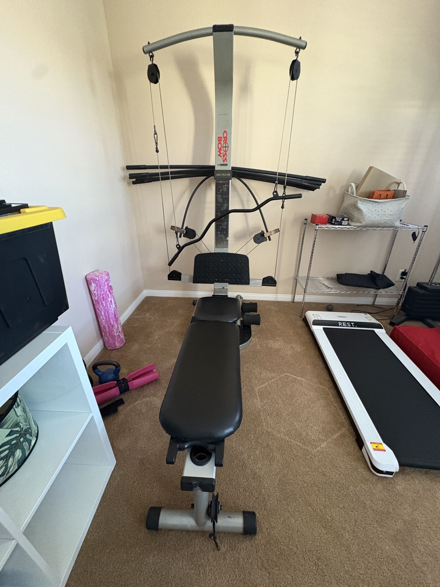 Cross Bow Exercise Machine