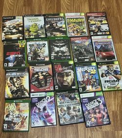 Xbox and ps2 games looking to trade for pokemon stuff/tcg or other games