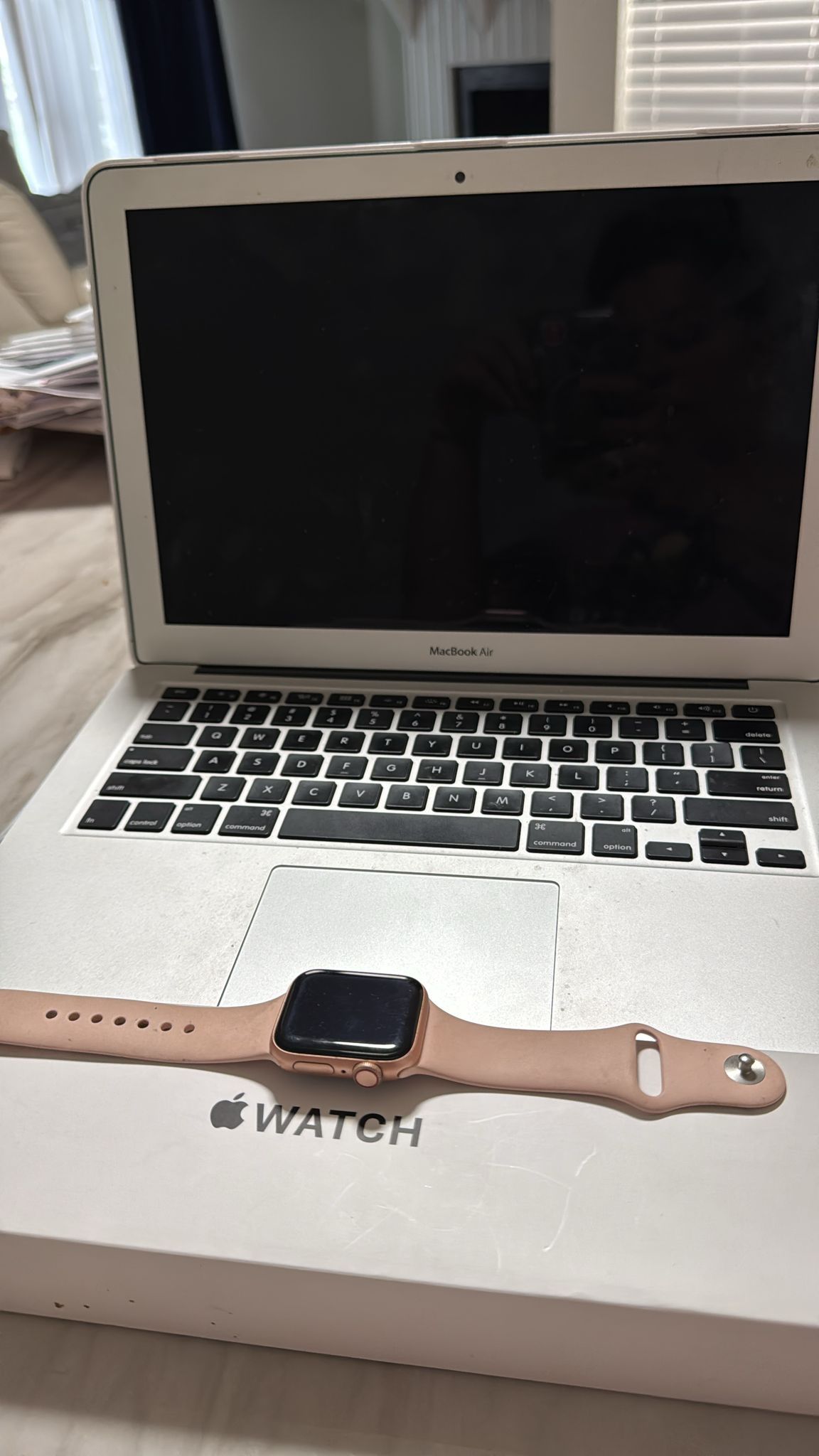 MacBook Air And Apple Watch