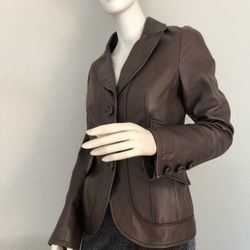 Leather Jacket - Size S