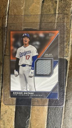 Ohtani  2026 Topps jersey card numbered to 25 gold foil