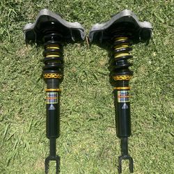 05-07’ Audi A4 Quattro Wagon B7 Yellow Speed Dynamic Pro Sport Coilovers (FRONT)