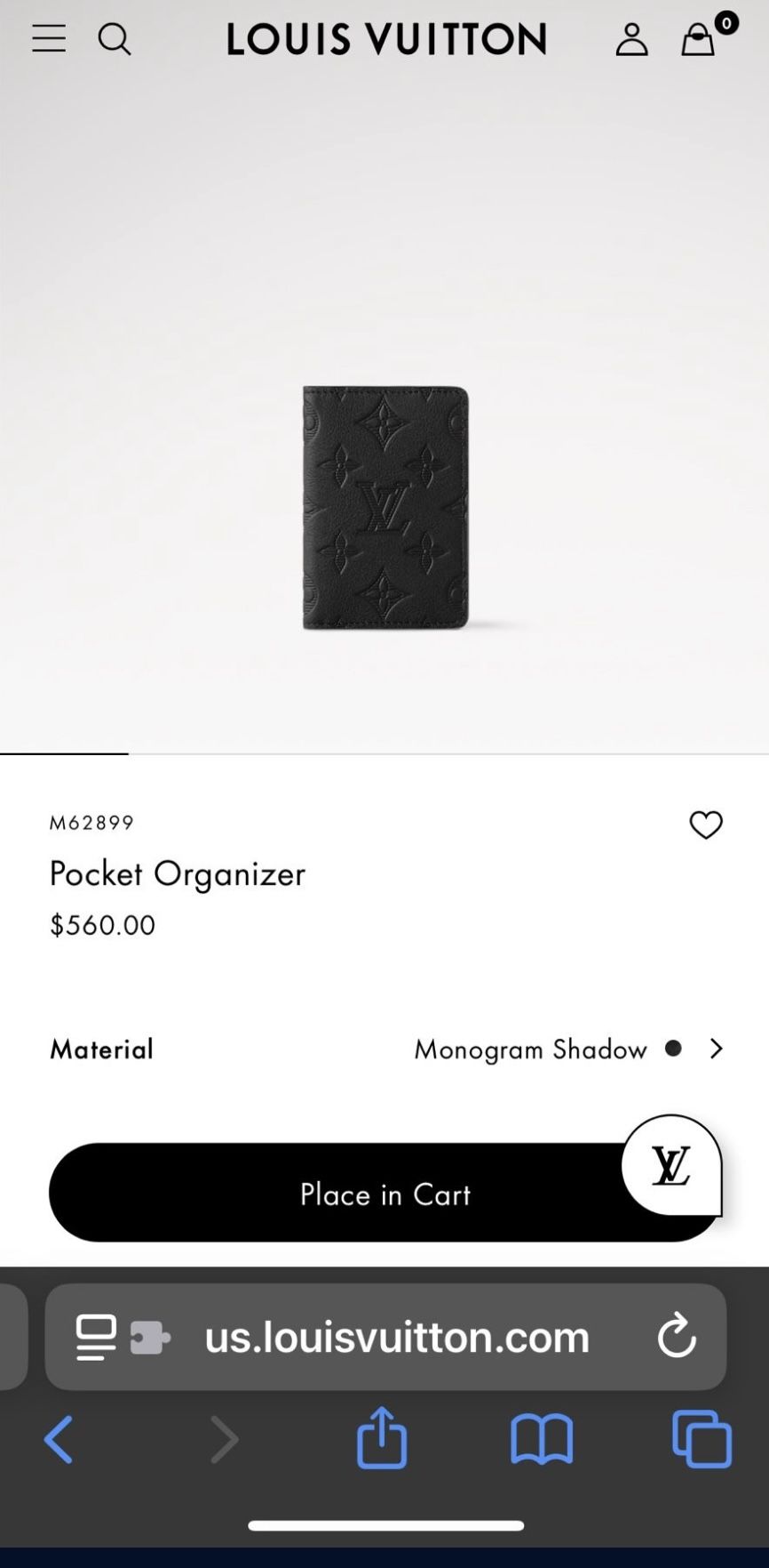Louis Vuitton Pocket Organizer