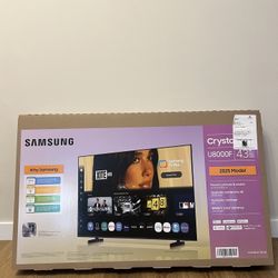 Brand New Samsung TV 43 Inch Class Crystal UHD U8000F