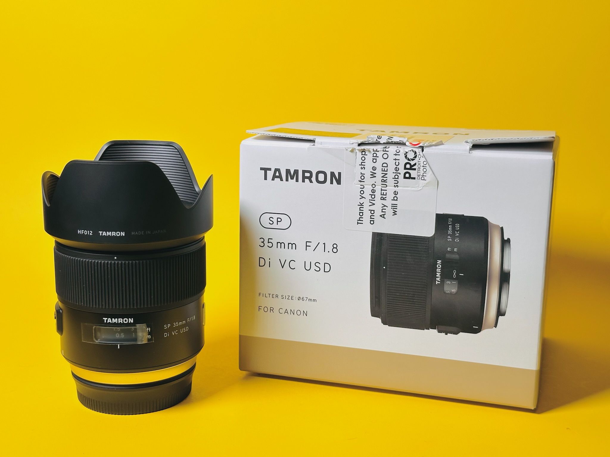 Tamron 35mm F/1.8 Di VC USD For Canon EF