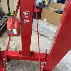 Pittsburgh Motor Jack Heavy Duty 2000 Lb Lift 