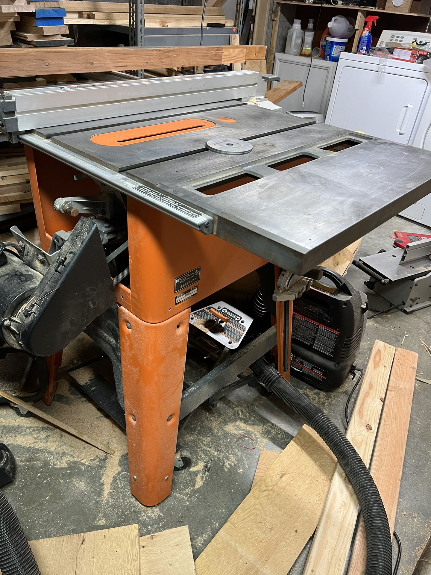 Ridgid table saw sale ts3650