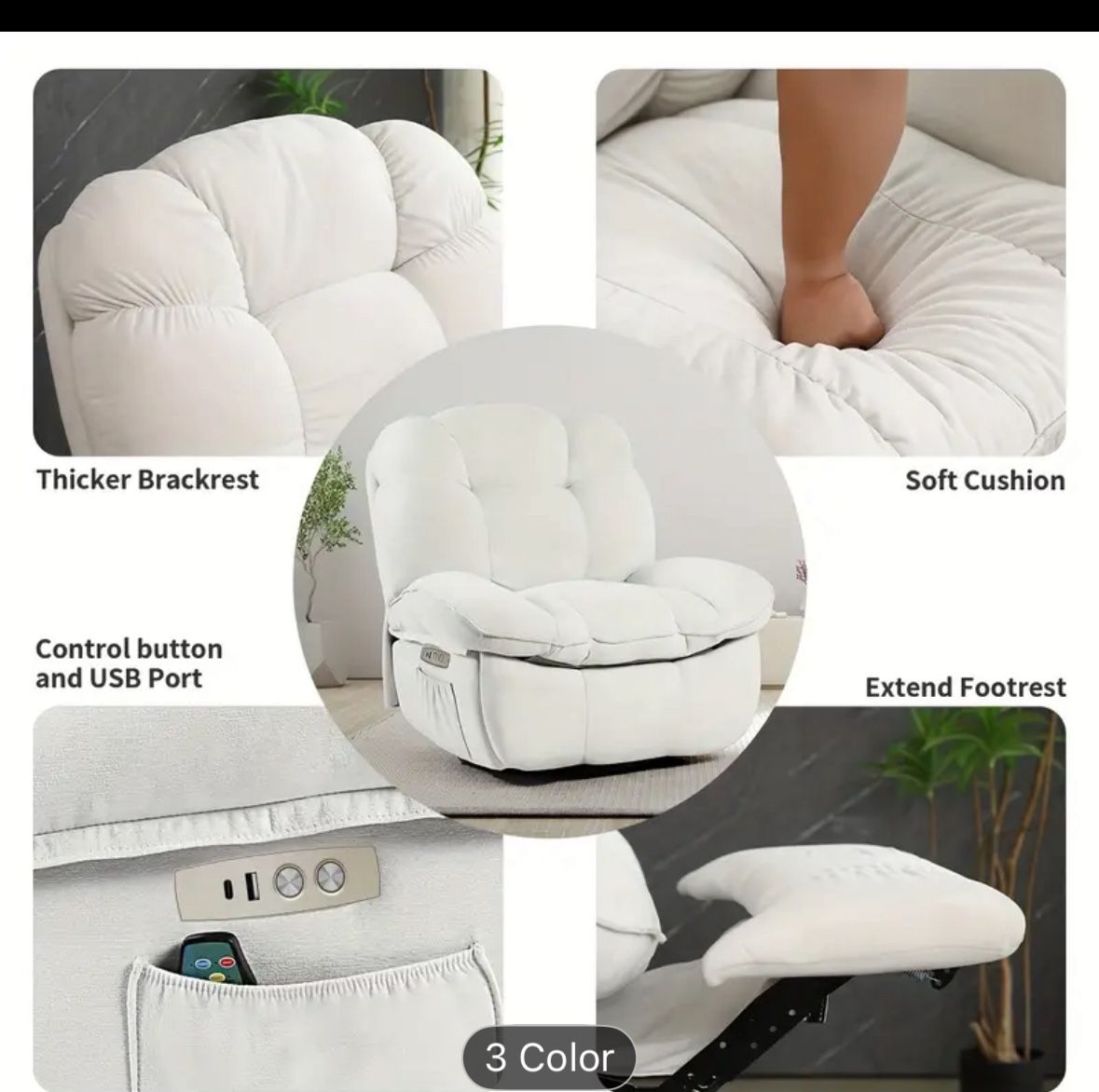 Free Recliner Swivel Chair