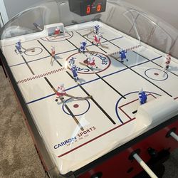 Carrom Bubble Hockey Table