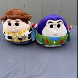 Buzz And Woody Squishmallows With Tags