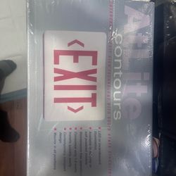 Exit sign for business new