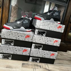 Jordan 4 Bred Reimagined GS Big Kids 6.5Y And 7Y