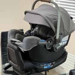 NUNA - PIPA RX INFANT CAR SEAT & RELX BASE, GRANITE