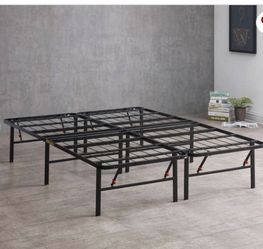 VELCELO FULL SIZE METAL PLATFORM BED