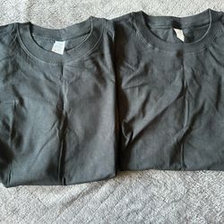 2 new Mens size large short sleeve custom T shirts. 2 shirts 1 price.