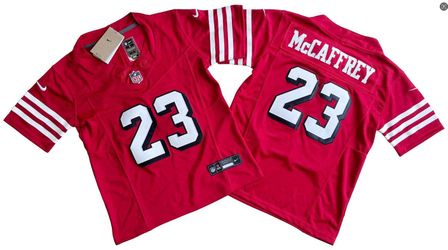 Embroidered nfl san francisco 49ers San Francisco 49ers 23# McCaffrey football shirt