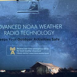 NOAA Weather Radio with Emergency Alert Technology