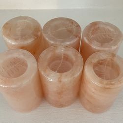 Pink Himalayan Salt Shot Glasses (6)
