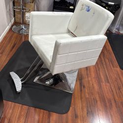 Salon Chair White 