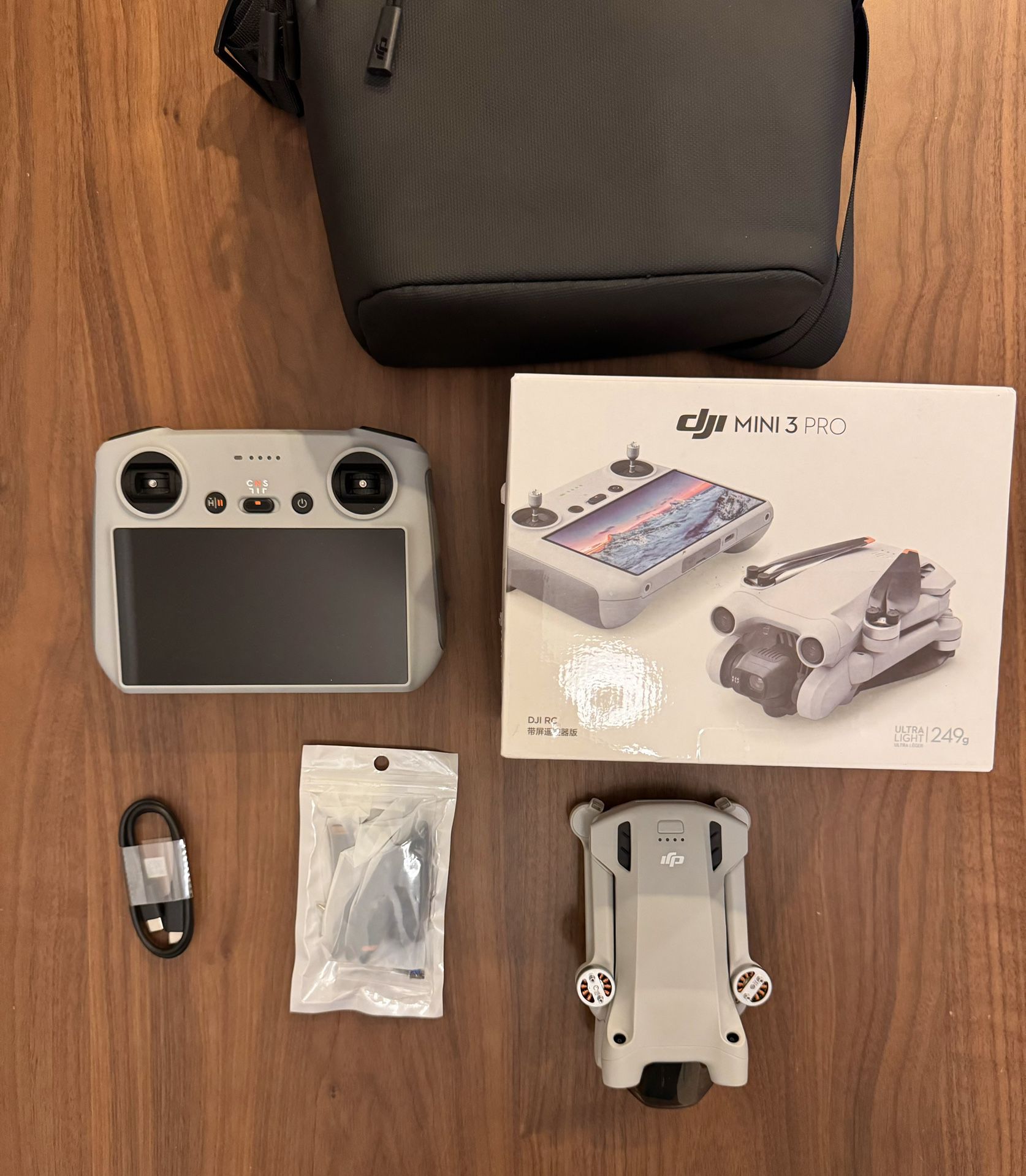 DJI - Mini 3 Pro Drone and RC Remote Control with Built-in Screen
