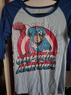 Junior girls Captain America shirt