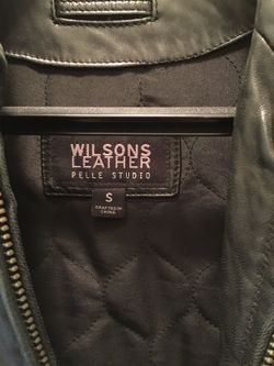 Wilson’s men leather jacket