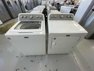 Used Maytag Set Washer and Dryer Gas / 3 Months Warranty