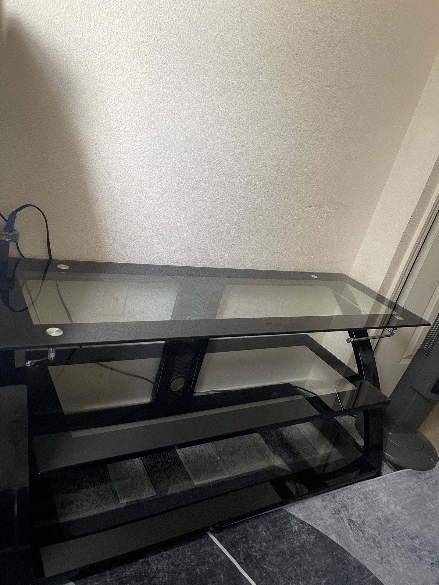 Glass TV Table