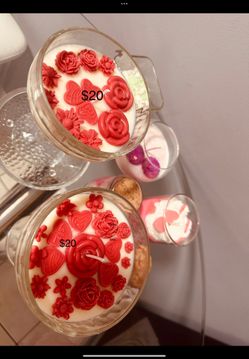 Homemade soy wax candles