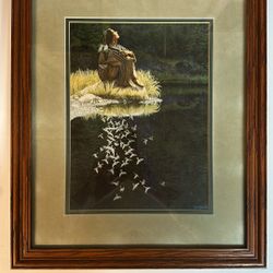 Bev Doolittle “Let My Spirit soar” Professionally Matted And Framed