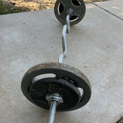 80 Lbs Curl Bar