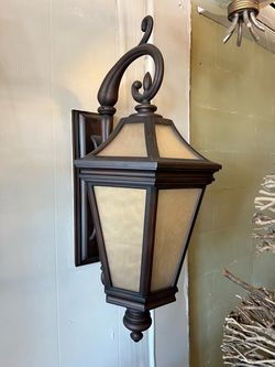 Outdoor Wall Lantern Sconce Dark Bronze