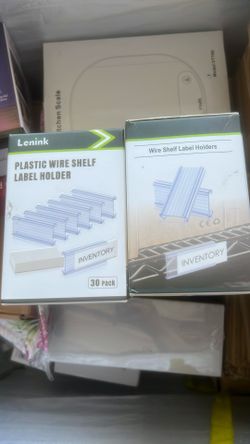 Plastic Wire Shelf Label Holder