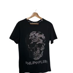 Philipp Plein Black Skull Tshirt